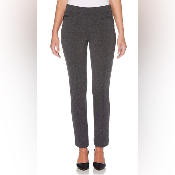 NWT Rafaella Comfort Pants - Gray Size 4 - Picture 1 of 7